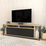 Hanah Home Omar Soporte de TV Roble y Negro